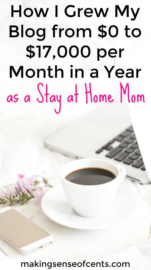 This blogger grew her website from $0 to $17,000 per month, in just one year. Here's exactly how she accomplished this.
