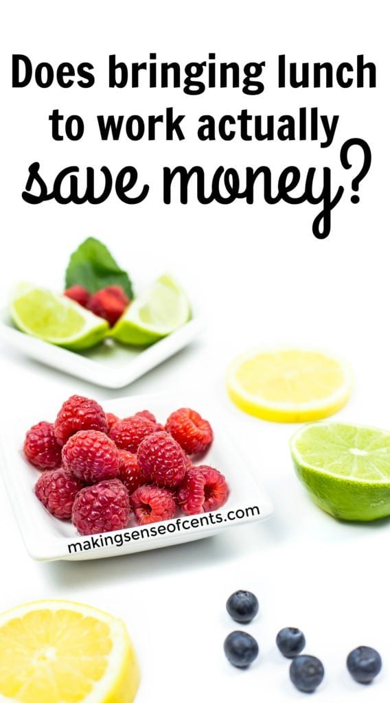 Does bringing your lunch to work actually save you money? Here is my analysis on how to save money on lunch and other factors to think about.