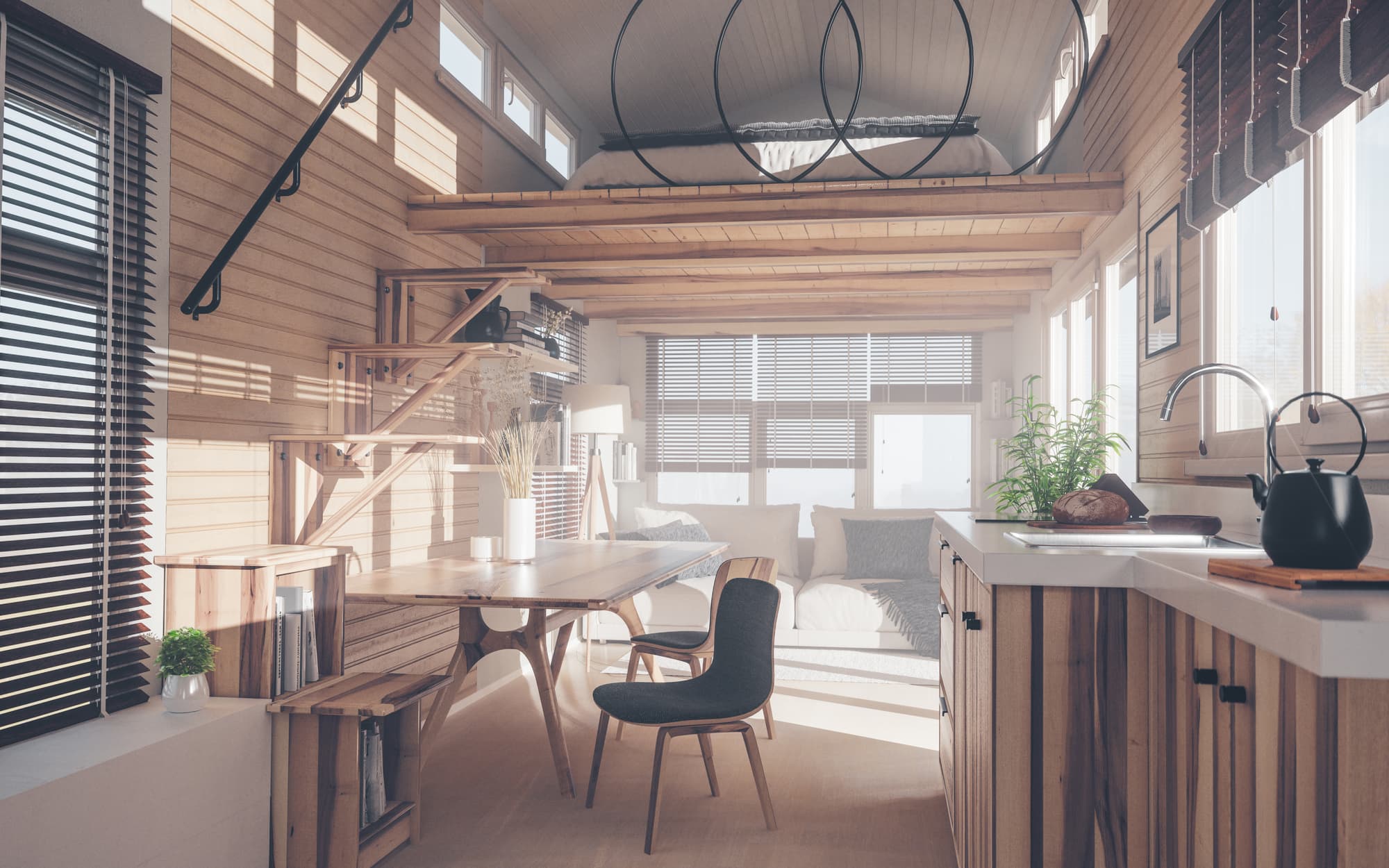 what are 3 positive features of a tiny house?